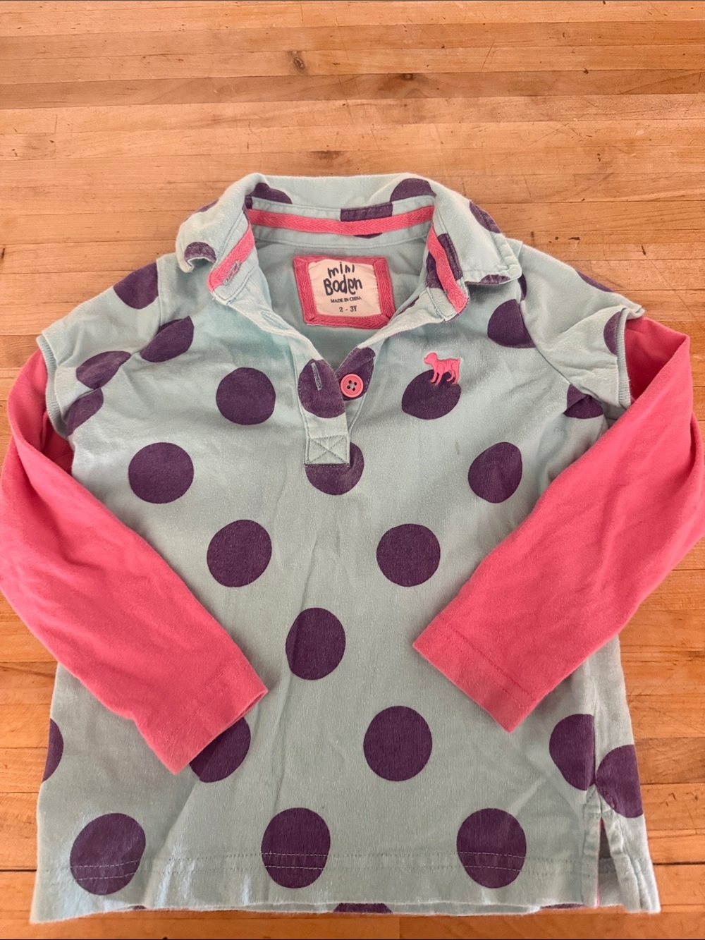 Mini Boden girls long sleeve 2-3